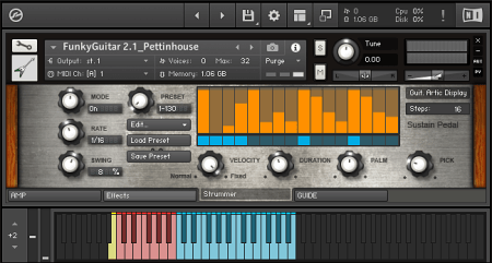 Pettinhouse FunkyGuitar v2.5 KONTAKT